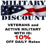 Lucky Dog offers our brave veterans with a 10% discount!